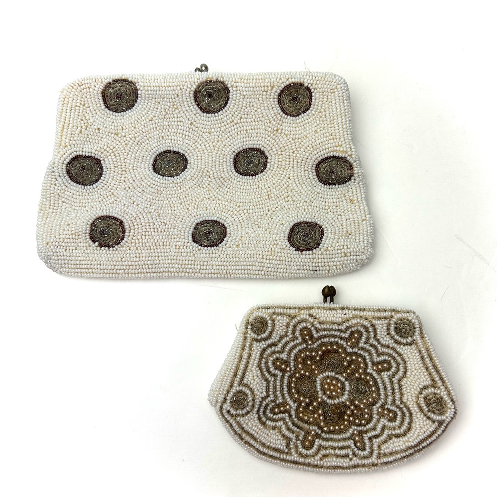 Vintage Josef Beaded Bag & Coin Purse Made In Belgium